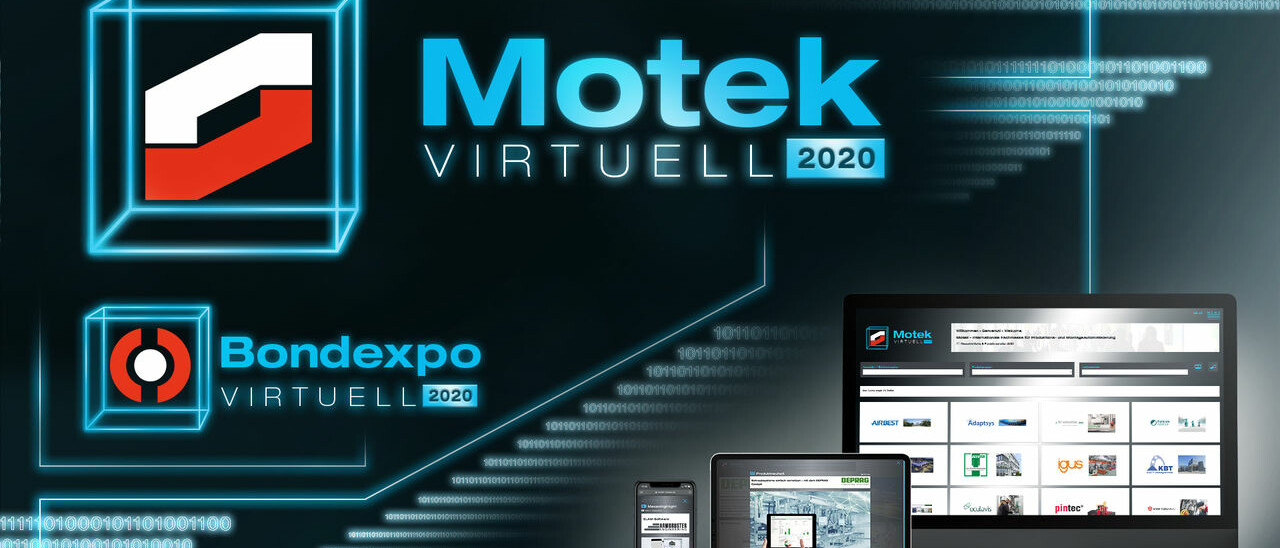 Bondexpo Internationale Fachmesse für Klebtechnologie csm Motek Bondexpo Virtuell Kampagnenmotiv de HD 4328315d59 uai